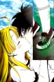 Asia Argento+Issei Hyoudou (light novel-art) pocałunek.jpg